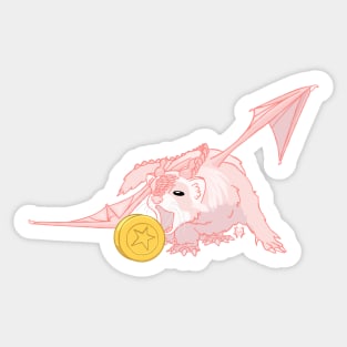 Kyupie the Dragon Ferret Sticker